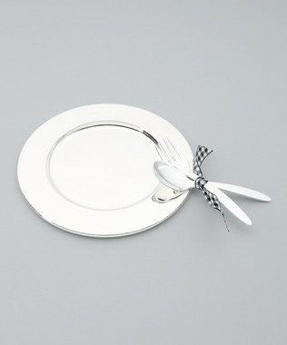 Silver Plate, Fork & Spoon Gift Set